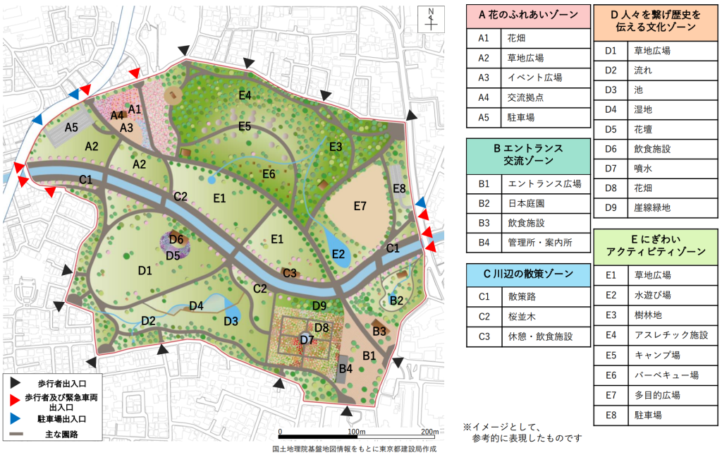 練馬城址公園 計画平面図（最終版）